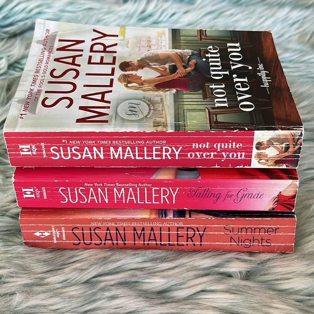 3 HQN Romance novels by Susan Mallery… perfect beach reads!❤️‍🔥